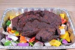 Chuleta asada ahumada con bourbon