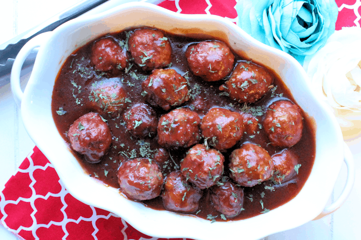 Albóndigas De Uva Y Barbacoa