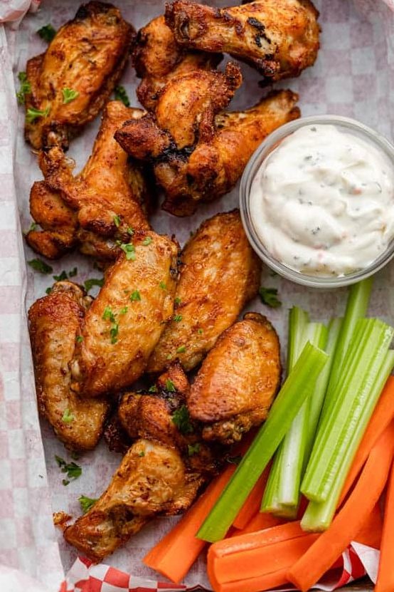 Alitas de pollo freidora