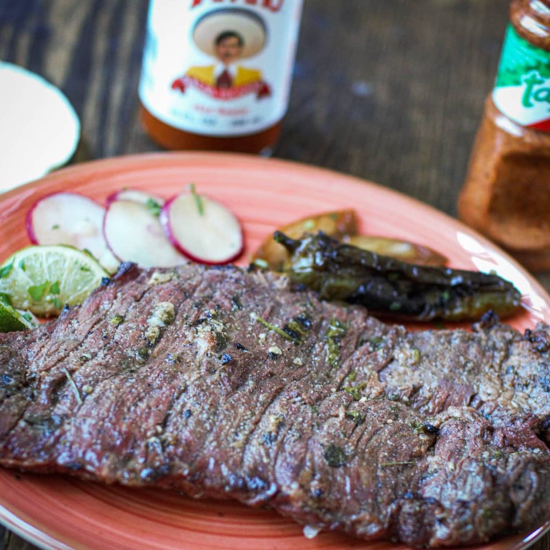 Tacos callejeros de carne asada