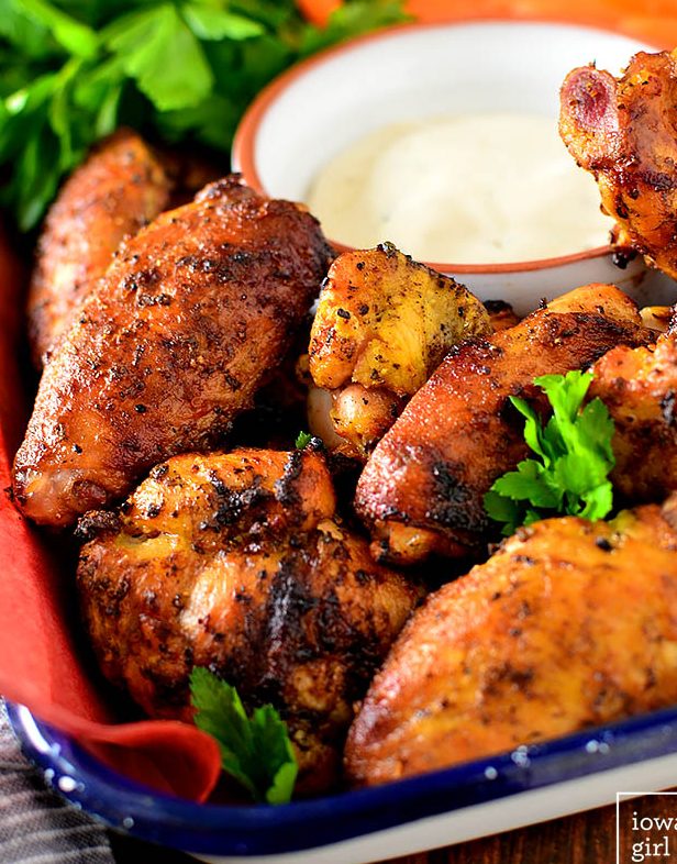 Alitas de pollo ahumadas