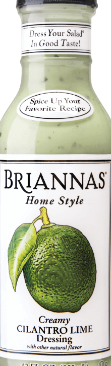 Cremoso de cilantro y lima - Aderezos para ensalada BRIANNAS