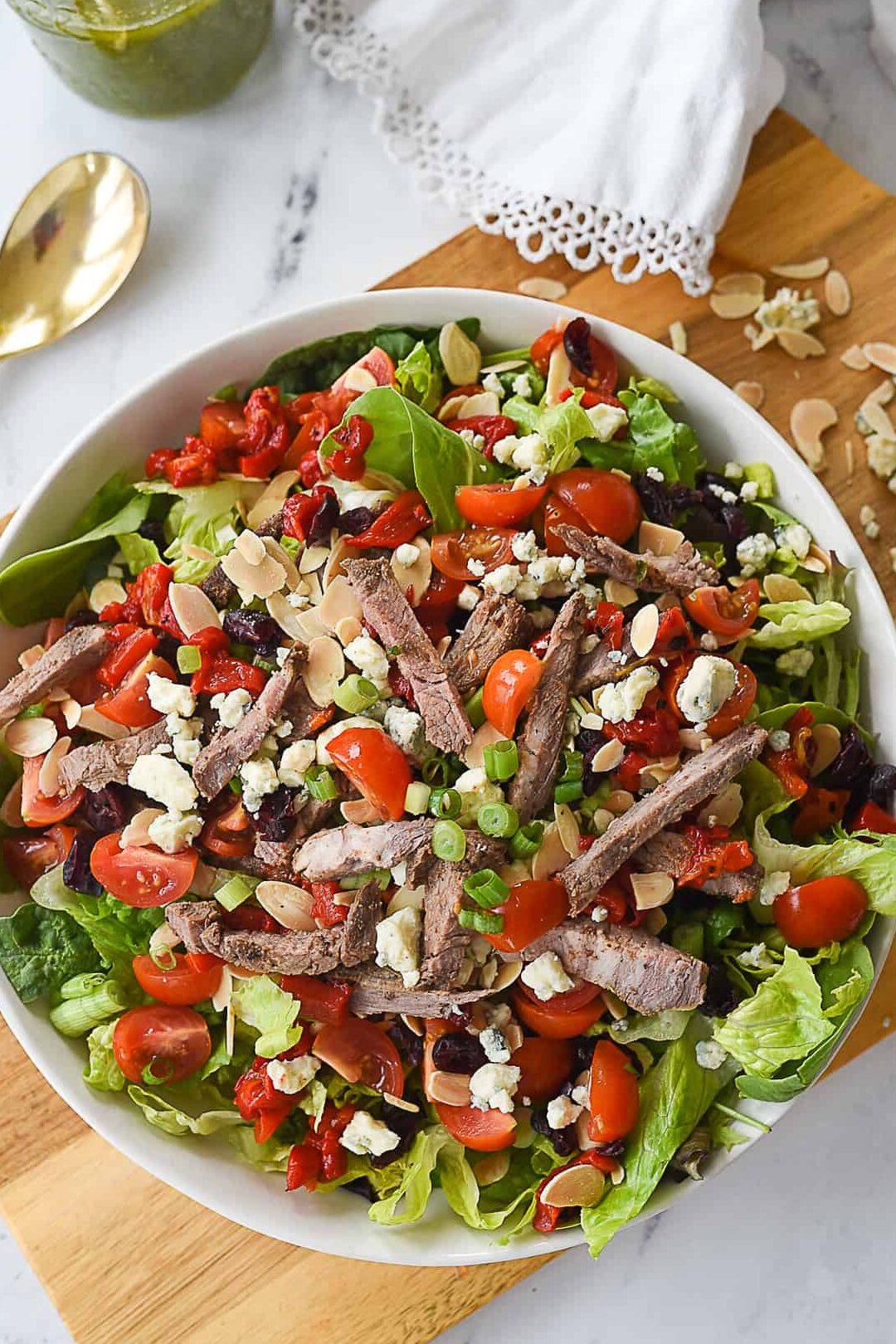 Receta de ensalada de bistec