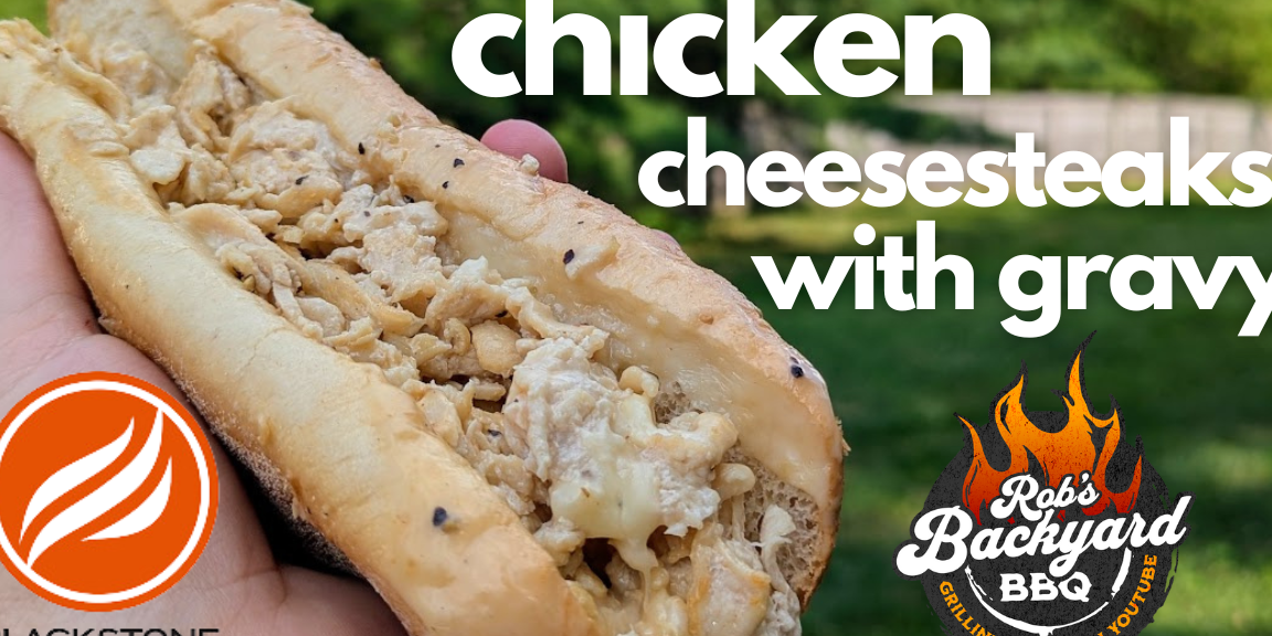 Filetes de pollo con queso y salsa en la plancha Blackstone - Rob's...