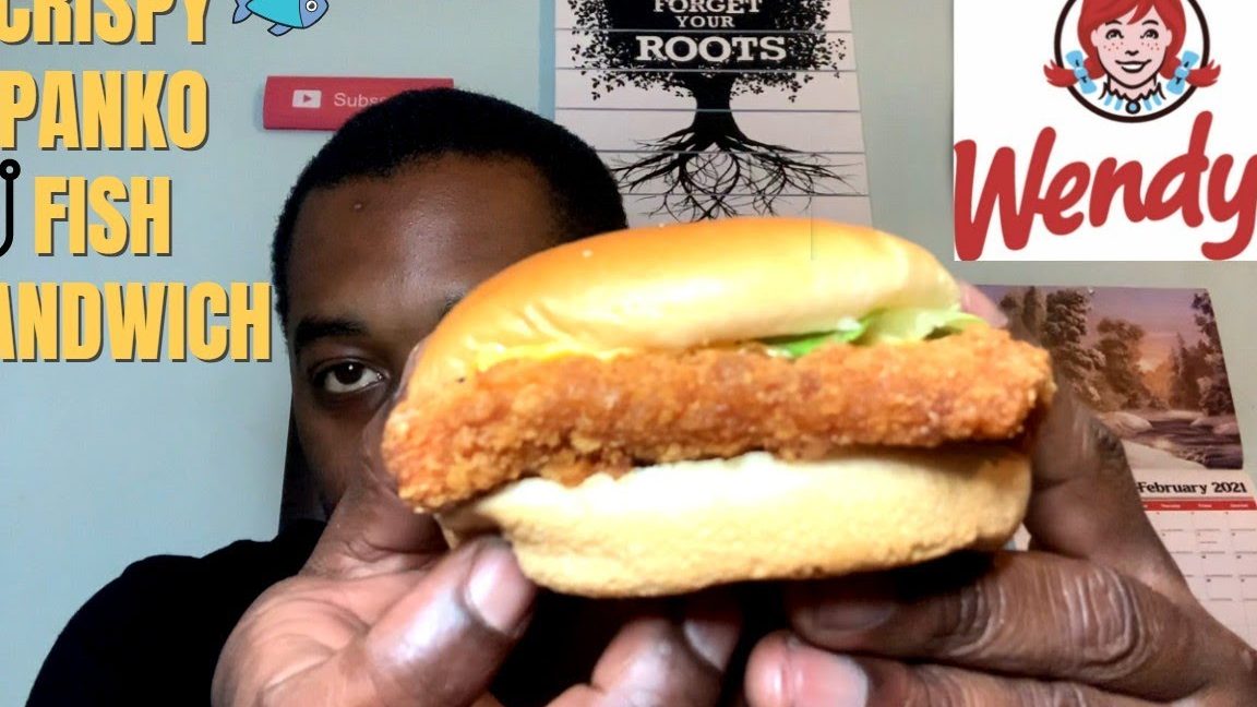 ¡Reseña del sándwich de pescado crujiente Panko de Wendy's®!
