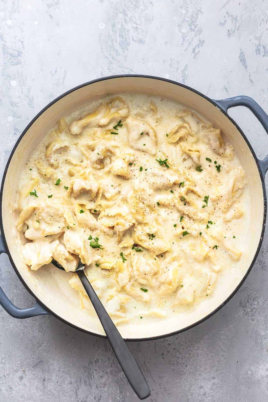 Tortellini Alfredo Fácil