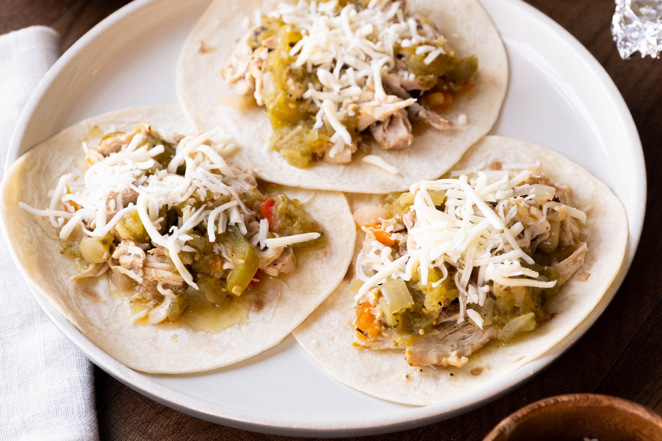 Tacos De Pollo Estofado