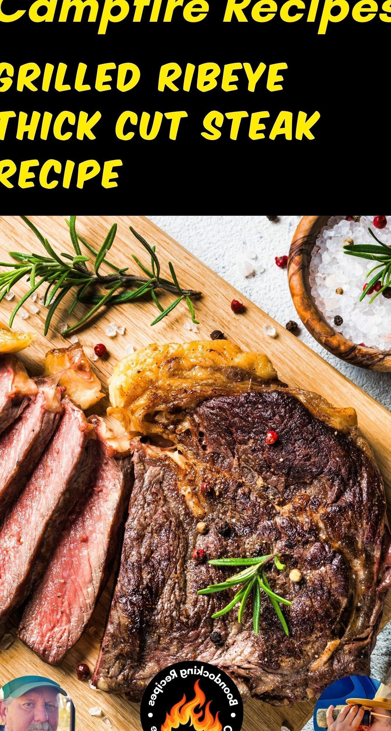 Receta de filete de corte grueso de chuletón con mantequilla vaquera